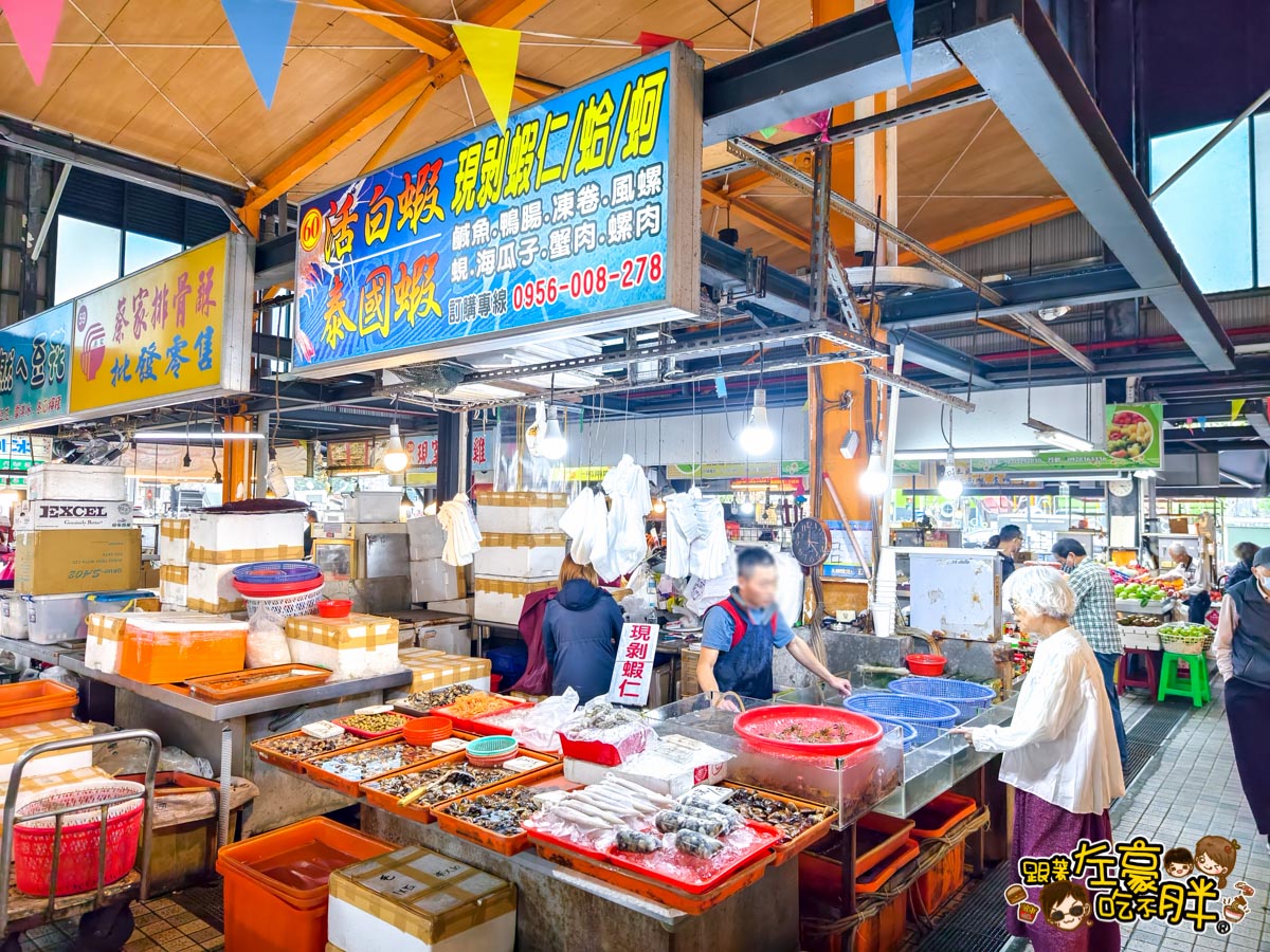 林記豬腳,武廟市場,武廟美食,生魚片,苓雅美食,高雄小吃,高雄市場,高雄武廟,高雄美食