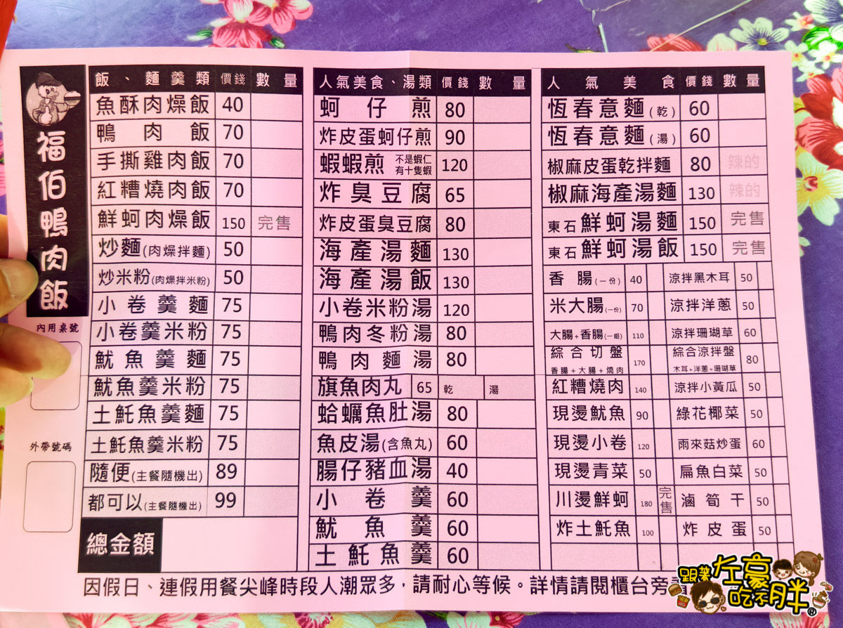 南部旅遊景點,屏東,屏東景點,屏東美食,福伯鴨肉飯,車城,車城景點