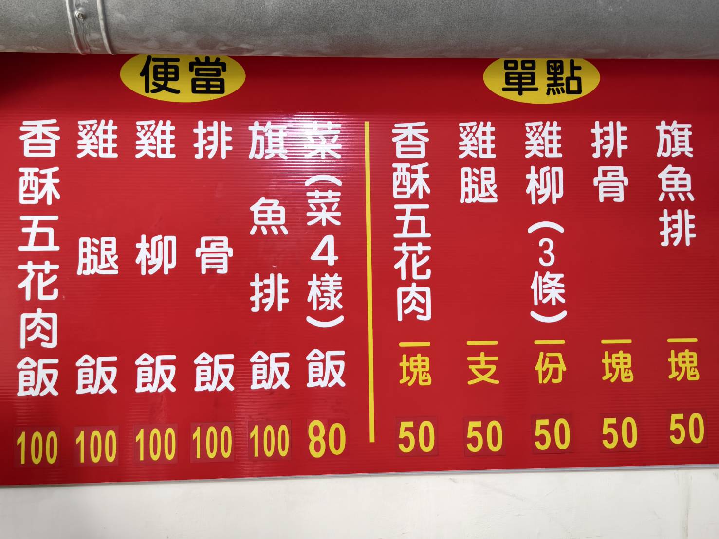 便當,午餐,排骨飯,晚餐,源順和五花排骨飯,雞腿飯,高雄便當,高雄小吃,高雄美食,鳳山美食