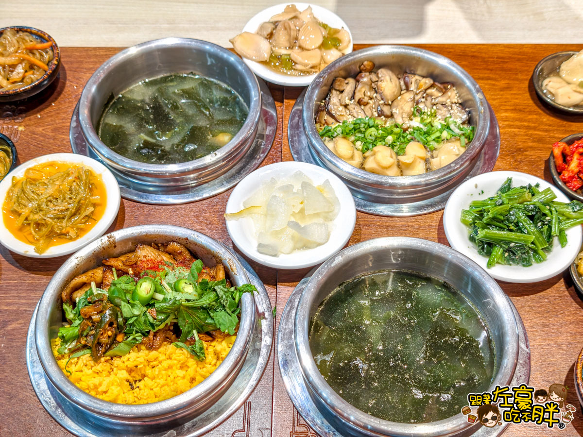 三色三味,海帶湯,豆腐煲,韓國美食,韓國菜,韓定食,韓式泡菜,首爾美食,高雄美食