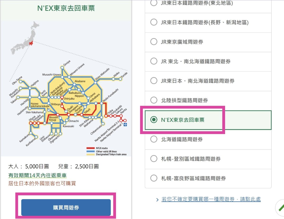 NEX,NEX票價,成田機場交通,新宿,東京車站
