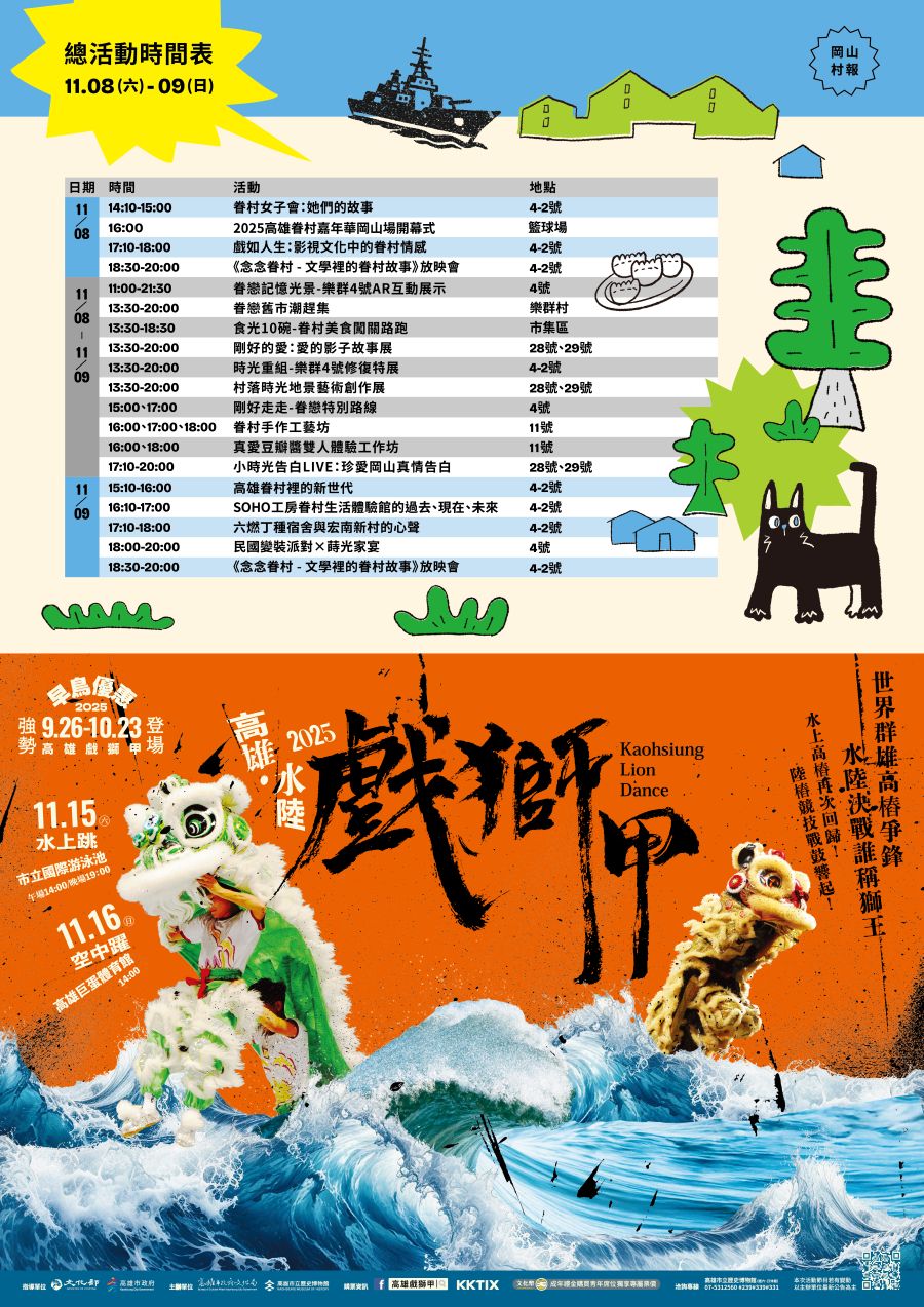 岡山,岡山景點,市集,樂群村,眷村文化節,高雄景點,高雄活動 岡山,岡山景點,市集,樂群村,眷村文化節,高雄景點,高雄活動