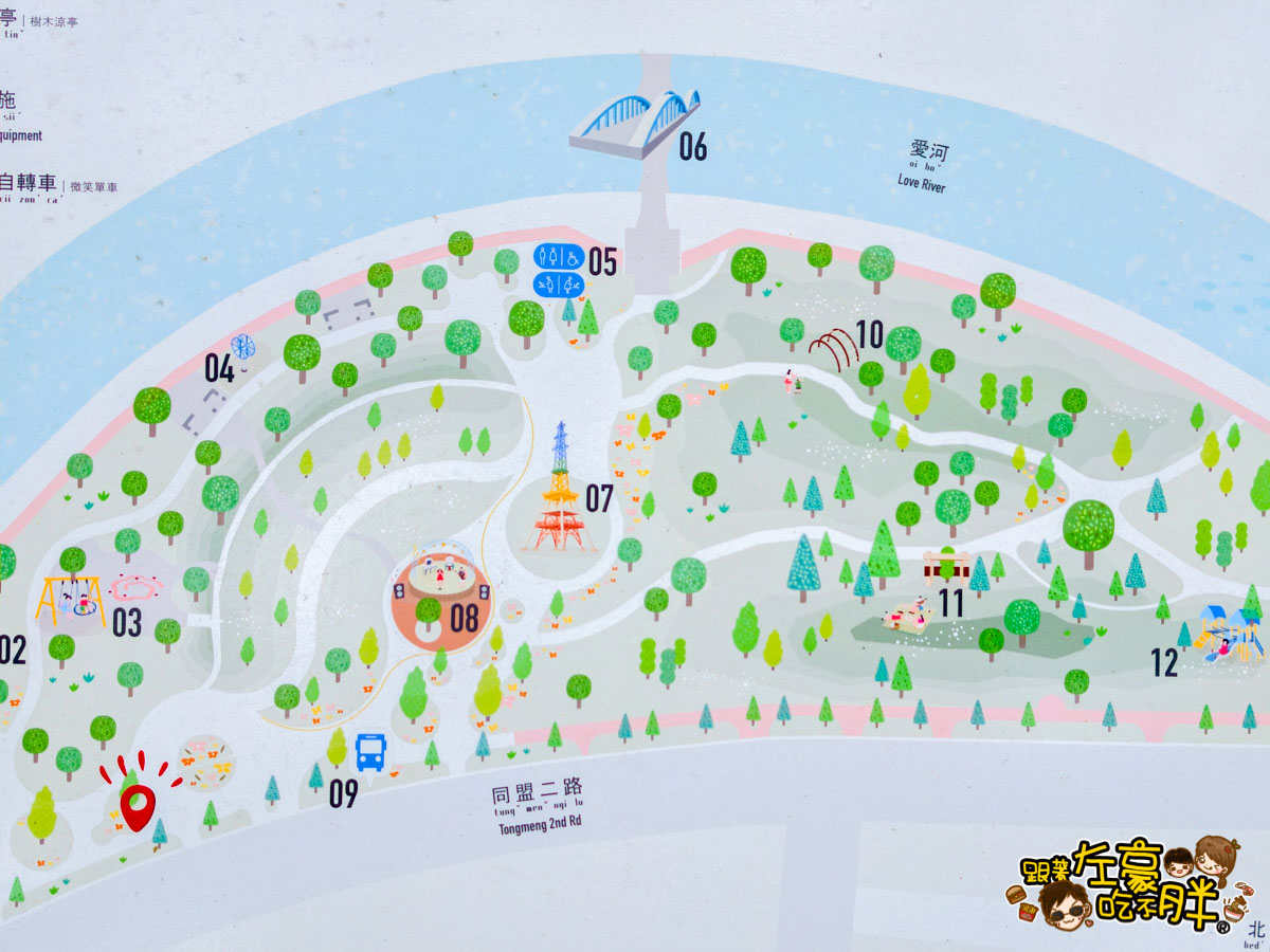 免費景點,免門票㬌點,客家文化園區,愛河,盤花公園,親子公園,高雄景點