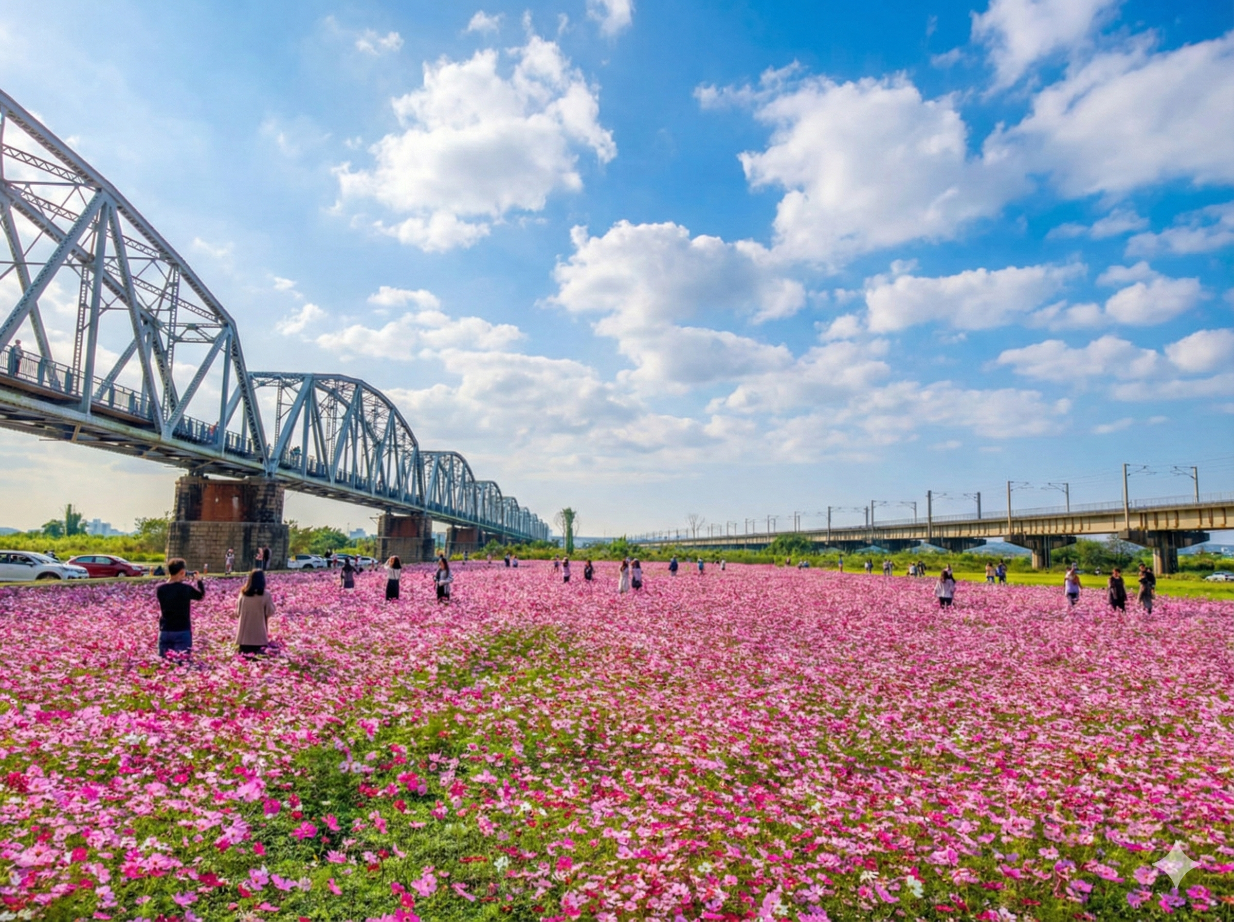 2026賞花景點推薦,免費夢幻花海推薦,屏東旅遊,屏東景點,屏東舊鐵橋花海,戶外景點,花海,賞花景點